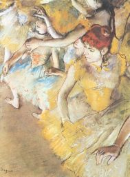 Edgar Degas, Canto do palco durante o bal